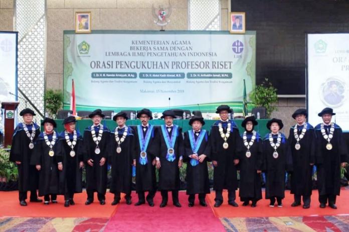 Badan Litbang dan Diklat Melahirkan Tiga Profesor Riset dari BLA Makassar