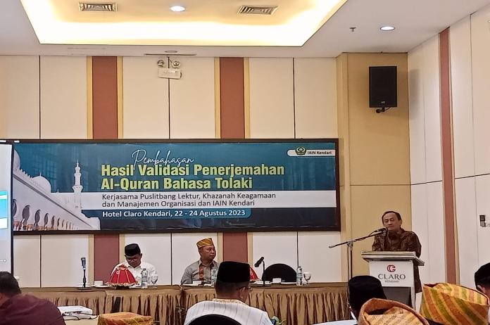 Segera Rilis! Warga Sulawesi Tenggara Bakal Memiliki Al-Quran Terjemahan Bahasa Tolaki
