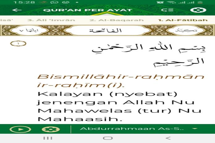 6 Terjemahan Al-Quran Bahasa Daerah Tayang di Al-Quran Kemenag Versi Android