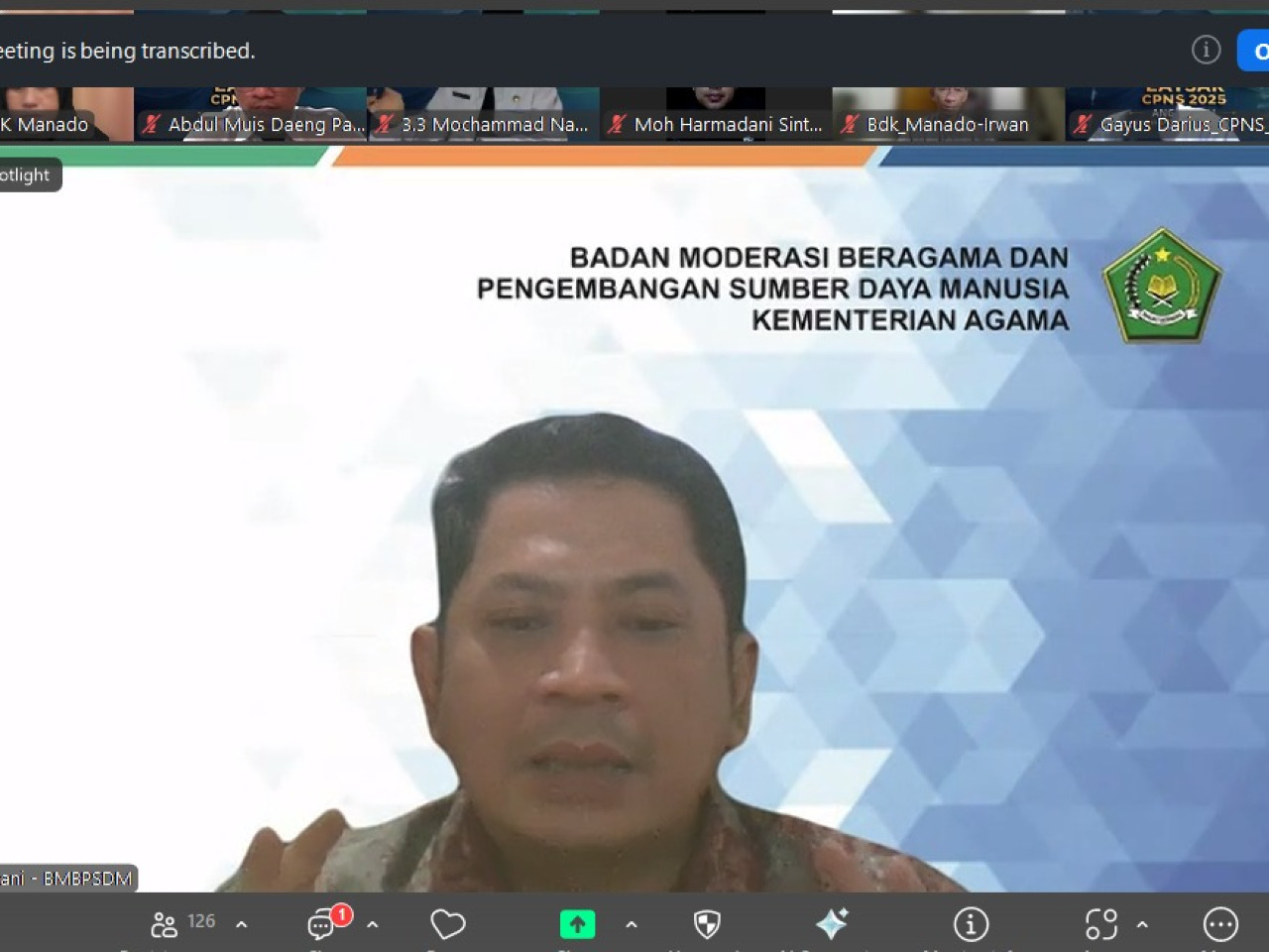 ASN Hebat Dimulai dari Diri Sendiri: Pesan Inspiratif untuk Peserta Latsar CPNS di Manado