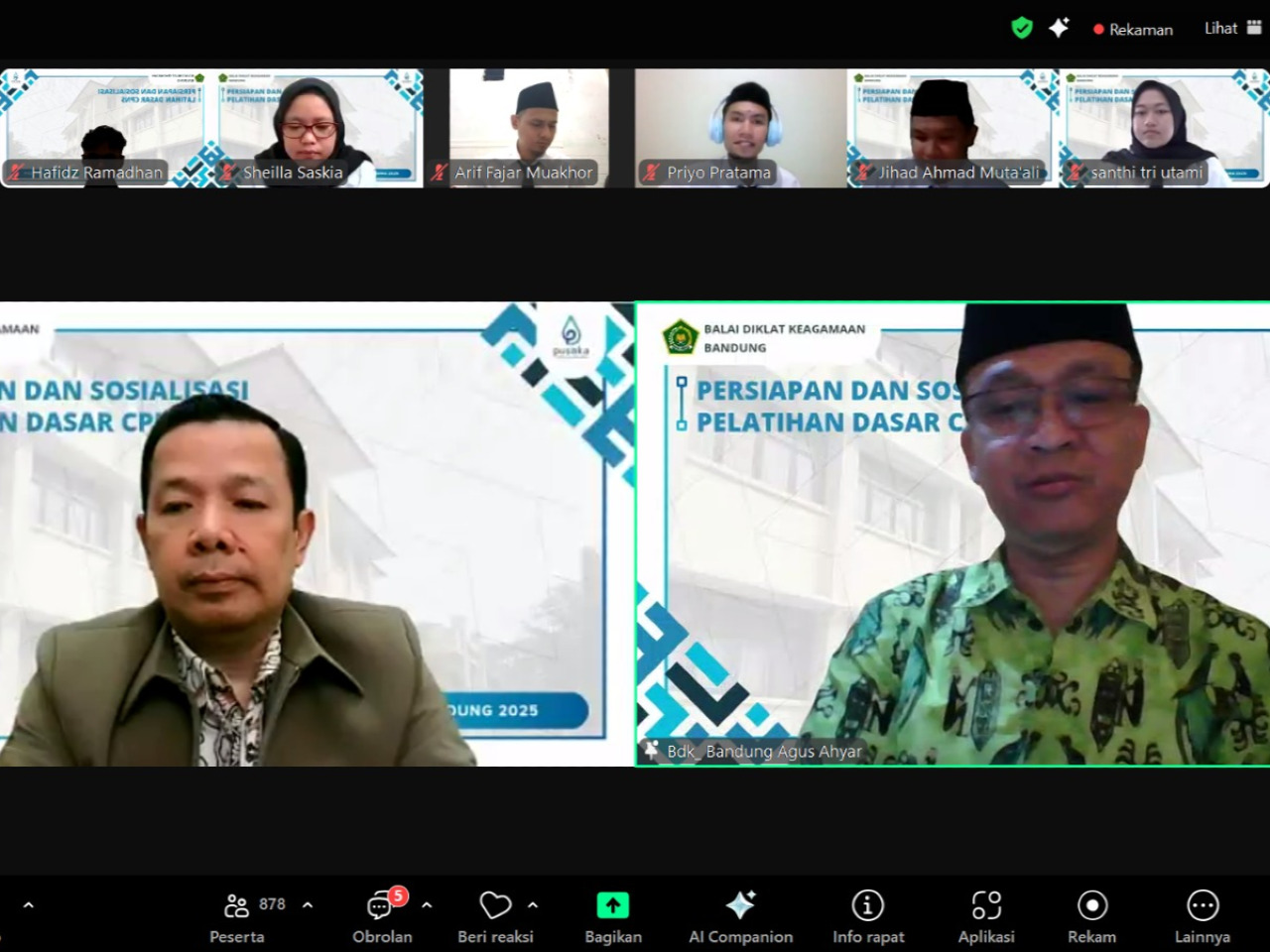 Cetak ASN Unggul dan Berdaya Saing, BDK Bandung Sosialisasikan Persiapan Latsar CPNS 2025