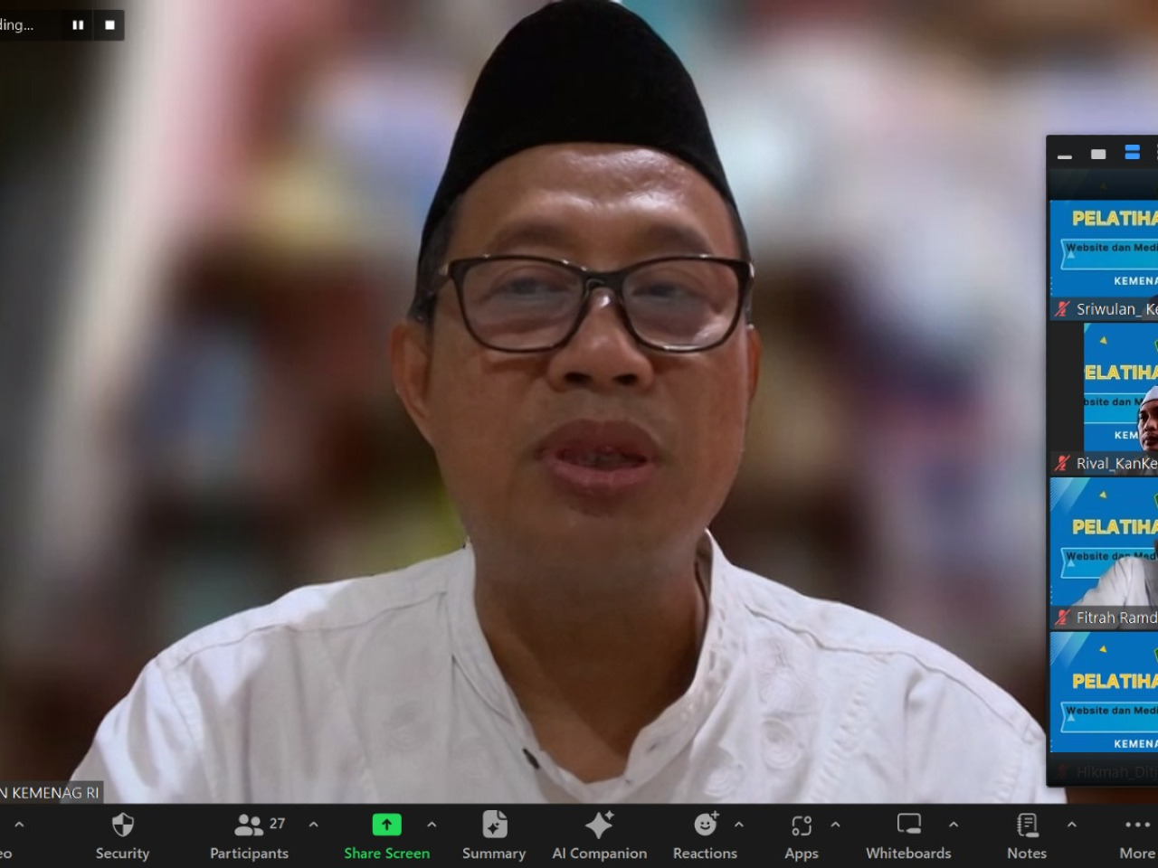 Humas Bertugas Branding Kemenag Sebagai Kementerian Nomor Wahid di Indonesia