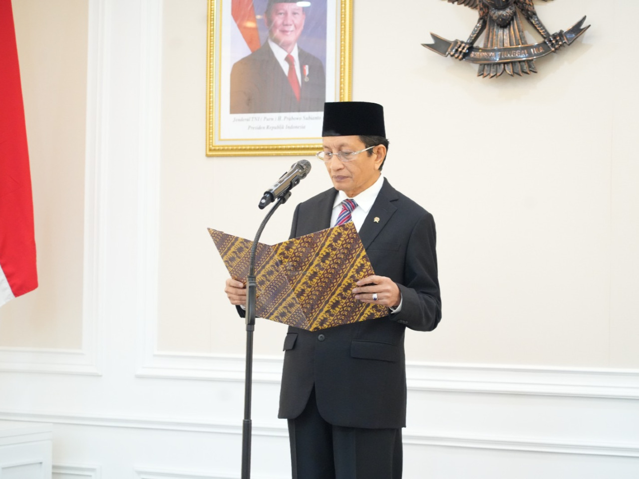 Lantik Tiga Rektor PTKN, Menag Ingatkan Integritas dan Inovasi