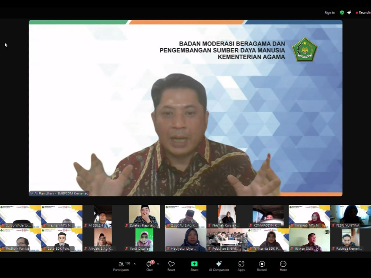 Moderasi Beragama adalah Kunci Membangun Peradaban Bangsa