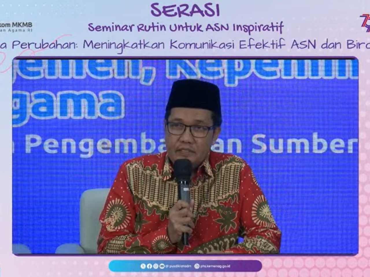 Pertama di Tahun 2025! Pusbangkom MKMB Gelar Webinar SERASI Ciptakan Komunikasi Efektif