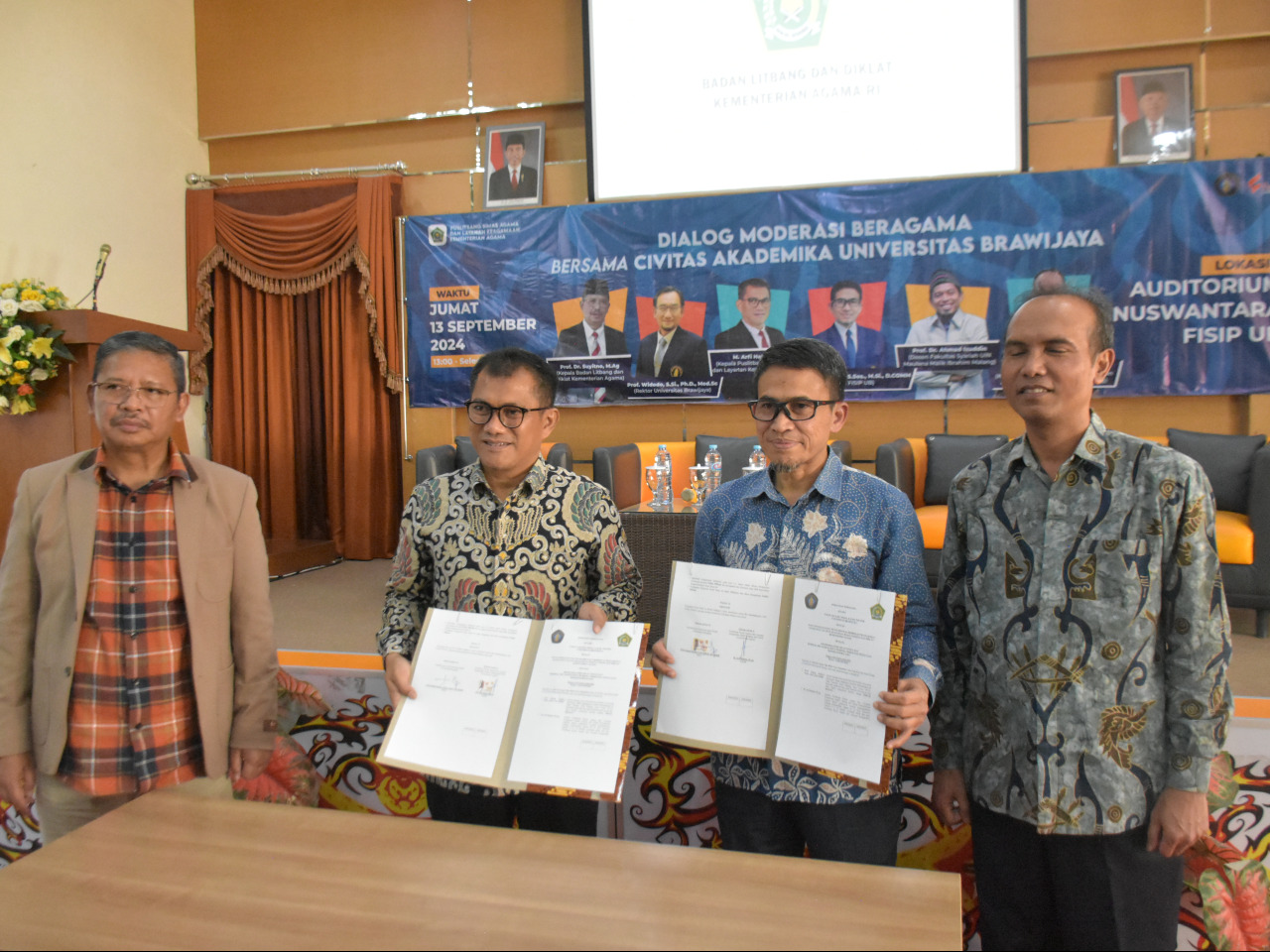 Selaraskan Program, Ini PKS antara Puslitbang Bimas Agama dan Universitas Brawijaya