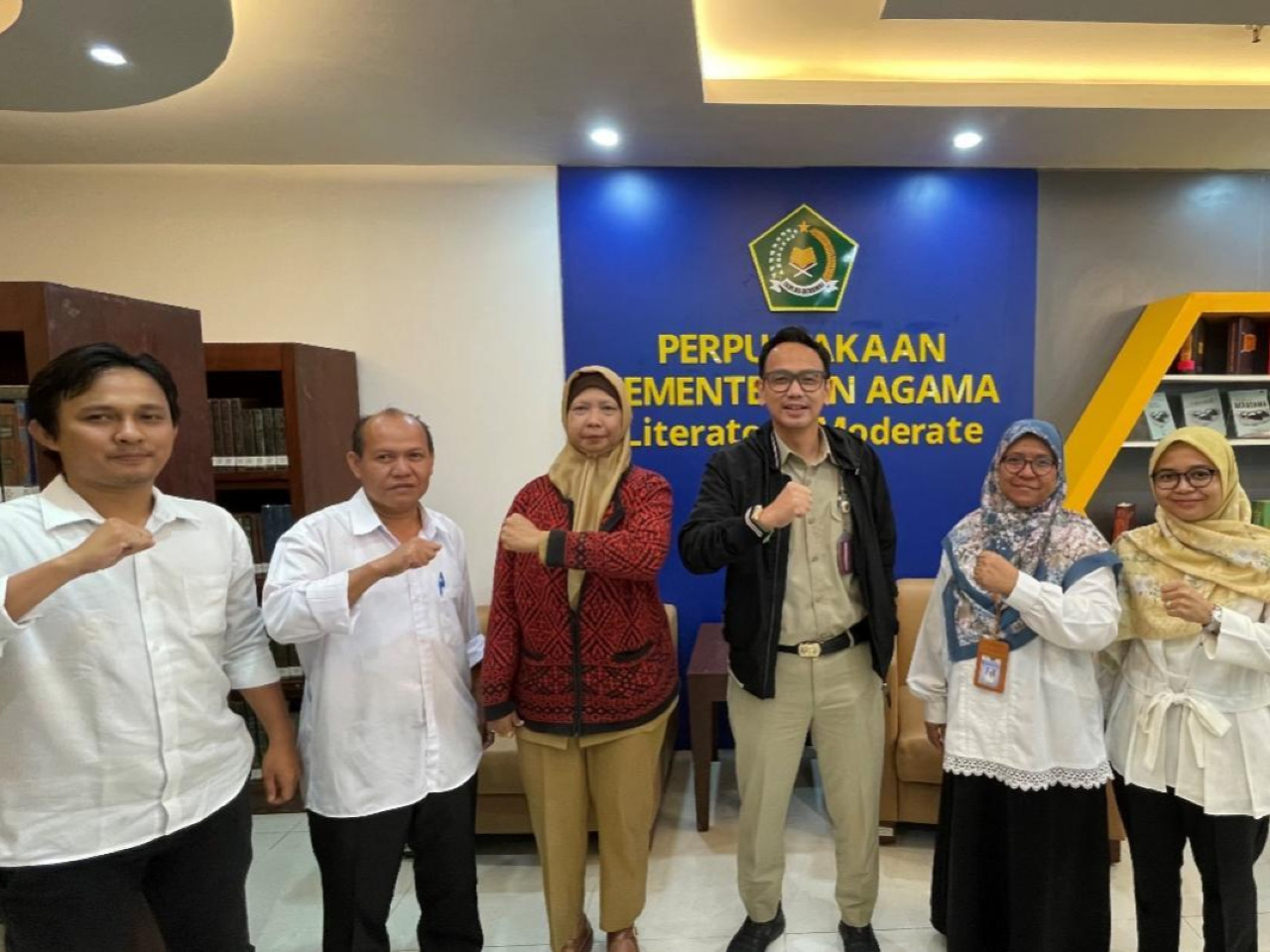 Siapkan Akreditasi, Perpustakaan Balitbang Diklat Koordinasi dengan Dispusip DKI Jakarta